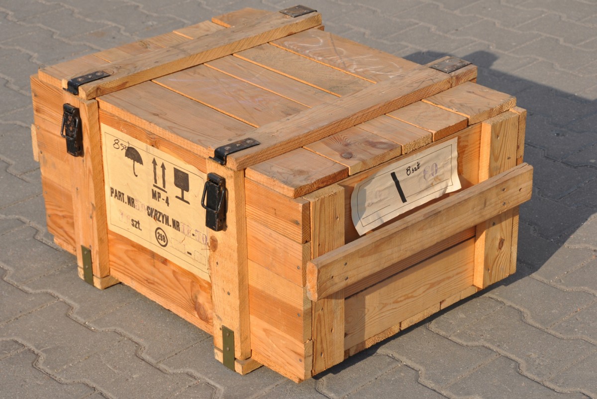 Ящик деревянный 2885 000.00.ТТ В 1704-80